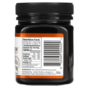 Thành phần vi chất của Manuka Doctor Manuka Honey Multifloral MGO 80+ 8.75 oz (250 g) 852469004224