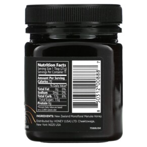 Thành phần vi chất của Manuka Doctor Monofloral Manuka Honey MGO 825+ 8.75 oz (250 g) 850312008887