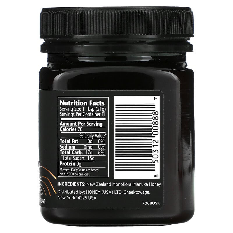Manuka Doctor Monofloral Manuka Honey MGO 825+ 8.75 oz (250 g) 2 Thành phần vi chất của Manuka Doctor Monofloral Manuka Honey MGO 825+ 8.75 oz (250 g) 850312008887