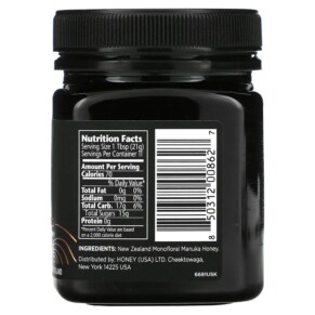 Thành phần vi chất của Manuka Doctor Monofloral Manuka Honey MGO 925+ 8.75 oz (250 g) 850312008627