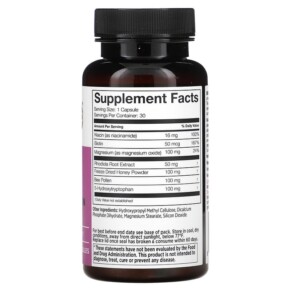 Thành phần vi chất của Manuka Doctor Relax Magnesium & Niacin + Manuka Honey 30 Capsules 810057720444