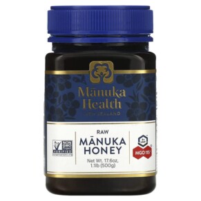 Thực phẩm chức năng Manuka Health Raw Manuka Honey MGO 115+ 1.1 lb (500 g) 895015001537