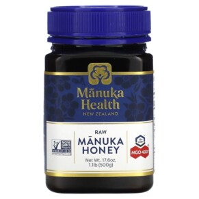 Thực phẩm chức năng Manuka Health Raw Manuka Honey MGO 400+ 1.1 lb (500 g) 895015001551