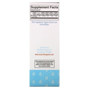 Thành phần vi chất của MaryRuth Organics Liquid Ionic Zinc Unflavored 4 fl oz (120 ml) 856645008600