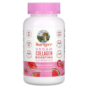 Thực phẩm chức năng MaryRuth Organics Vegan Collagen Boosting Gummies Watermelon 90 Gummies 856645008334