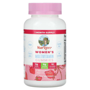 Thực phẩm chức năng MaryRuth Organics Women's Multivitamin Gummies Strawberry 60 Gummies 850029392361