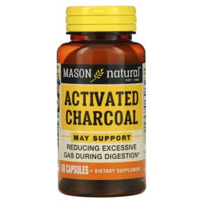 Thực phẩm chức năng Mason Natural Activated Charcoal 60 Capsules 311845078759