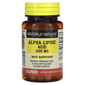 Thực phẩm chức năng Mason Natural Alpha-Lipoic Acid 600 mg 30 Capsules 311845172280