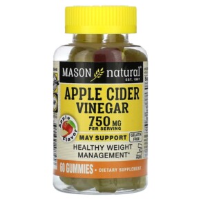 Thực phẩm chức năng Mason Natural Apple Cider Vinegar Apple 250 mg 60 Gummies 311845183453