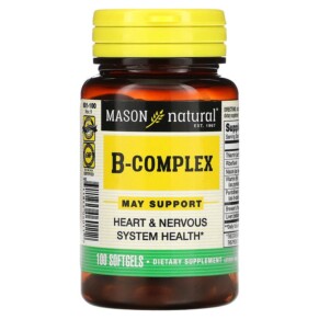 Thực phẩm chức năng Mason Natural B Complex 100 Softgels 311845060112