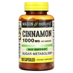 Thực phẩm chức năng Mason Natural Cinnamon 500 mg 100 Capsules 311845146519