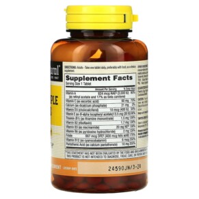 Thành phần vi chất của Mason Natural Daily Multiple Vitamins 365 Tablets 311845008831
