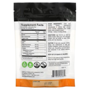 Thành phần vi chất của Mason Natural DigestGuard Prebiotic + Probiotic Strawberry Kiwi 14 Powder Stick Packs 311845182869