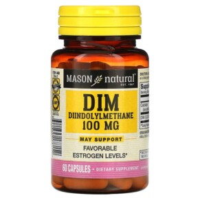 Thực phẩm chức năng Mason Natural DIM Diindolylmethane 100 mg 60 Capsules 311845178152