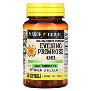 Thực phẩm chức năng Mason Natural Evening Primrose Oil 60 Softgels 311845128454
