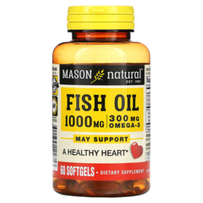 Thực phẩm chức năng Mason Natural Fish Oil 1.000 mg 60 Softgels 311845122353