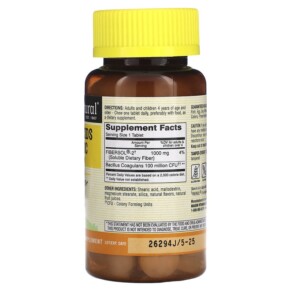 Thành phần vi chất của Mason Natural Healthy Kids Probiotic with Fiber 60 Chewables 311845171153