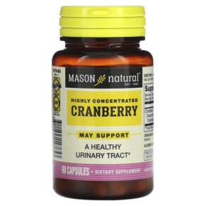 Thực phẩm chức năng Mason Natural Highly Concentrated Cranberry 60 Capsules 311845147653