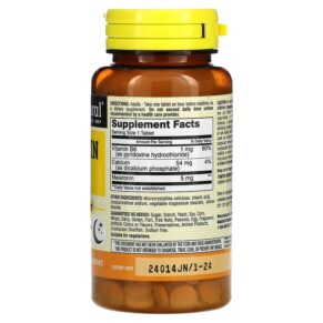 Thành phần vi chất của Mason Natural Melatonin 5 mg 300 Tablets 311845111401