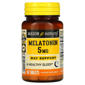 Thực phẩm chức năng Mason Natural Melatonin 5 mg 60 Tablets 311845111456