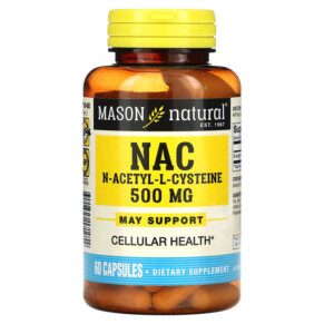 Thực phẩm chức năng Mason Natural NAC 500 mg 60 Capsules 311845171054