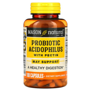 Thực phẩm chức năng Mason Natural Probiotic Acidophilus with Pectin 100 Capsules 311845053312