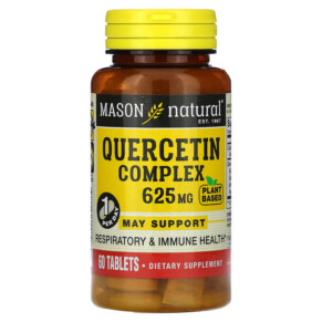Thực phẩm chức năng Mason Natural Quercetin Complex 625 mg 60 Tablets 311845184757