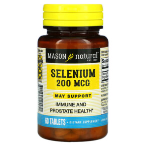 Thực phẩm chức năng Mason Natural Selenium 200 mcg 60 Tablets 311845124951