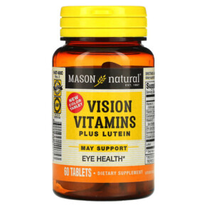 Thực phẩm chức năng Mason Natural Vision Vitamins Plus Lutein 60 Tablets 311845140753
