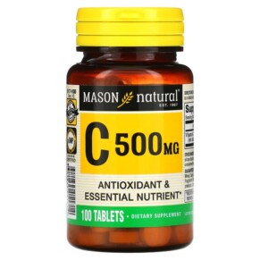 Thực phẩm chức năng Mason Natural Vitamin C 500 mg 100 Tablets 311845051714