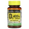 Thực phẩm chức năng Mason Natural Vitamin D3 10 mcg (400 IU) 100 Softgels 311845118318