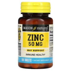 Thực phẩm chức năng Mason Natural Zinc 50 mg 100 Tablets 311845069115