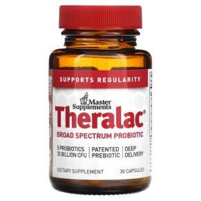 Thực phẩm chức năng Master Supplements Theralac Broad Spectrum Probiotic 30 Billion CFU 30 Capsules 804879057604