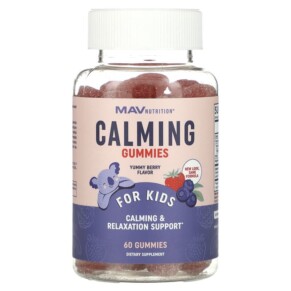 Thực phẩm chức năng MAV Nutrition Calming Gummies For Kids Berry 60 Gummies 850018273282