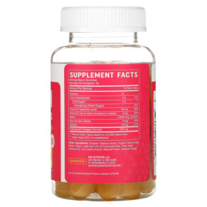 Thành phần vi chất của MAV Nutrition Collagen Gummies with Biotin Yummy Lemon 60 Gummies 850018273015