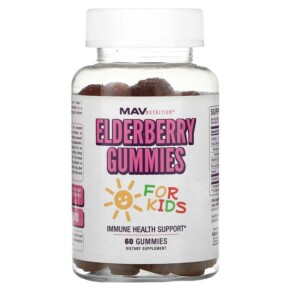 Thực phẩm chức năng MAV Nutrition Elderberry Gummies For Kids Raspberry 60 Gummies 850018273046