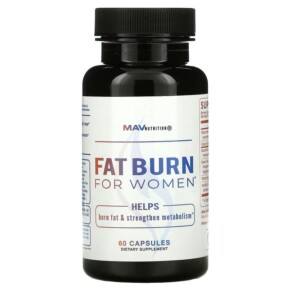 Thực phẩm chức năng MAV Nutrition Fat Burn For Women 60 Capsules 850018273169