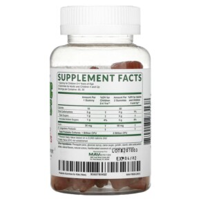 Thành phần vi chất của MAV Nutrition Probiotic Gummies For Kids 1 Billion CFU 60 Gummies 850018273138