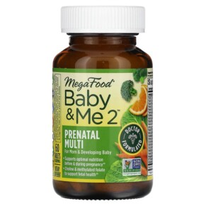 Thực phẩm chức năng MegaFood Baby & Me 2 Prenatal Multi 60 Tablets 051494103142