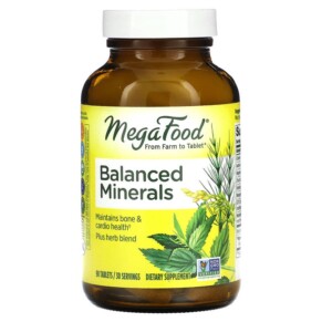 Thực phẩm chức năng MegaFood Balanced Minerals 90 Tablets 051494101698