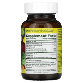 Thành phần vi chất của MegaFood Blood Builder Iron 60 Tablets 051494101711