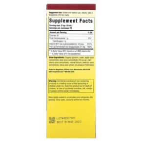 Thành phần vi chất của MegaFood Blood Builder Liquid Iron Once Daily Orchard Fruit 7.7 fl oz (230 ml) 051494103678