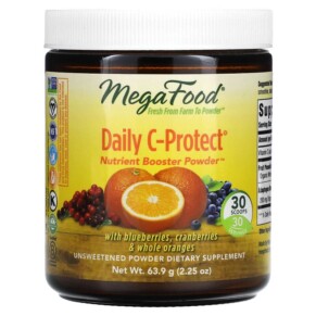 Thực phẩm chức năng MegaFood Daily C-Protect Nutrient Booster Powder Unsweetened 2.25 oz (63.9 g) 051494601372