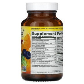 Thành phần vi chất của MegaFood Kids One Daily Multivitamin 60 Tablets 051494101803