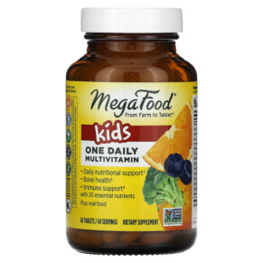 Thực phẩm chức năng MegaFood Kids One Daily Multivitamin 60 Tablets 051494101803