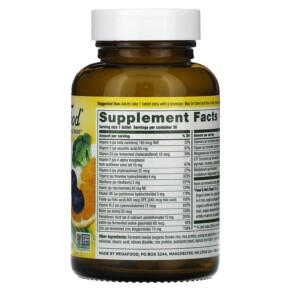 Thành phần vi chất của MegaFood Men’s One Daily MultiVitamin 30 Tablets 051494101063