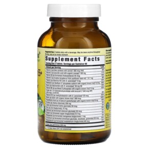 Thành phần vi chất của MegaFood Multi for Women 55+ 120 Tablets 051494103272