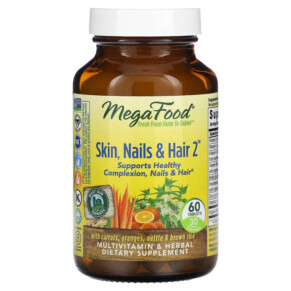 Thực phẩm chức năng MegaFood Skin Nails & Hair 2 60 Tablets 051494102800