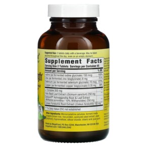 Thành phần vi chất của MegaFood Thyroid Strength 90 Tablets 051494200292