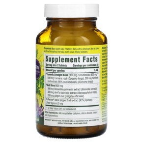 MegaFood Turmeric Curcumin 60 Tablets 3 Thành phần vi chất của MegaFood Turmeric Curcumin 60 Tablets 051494103104